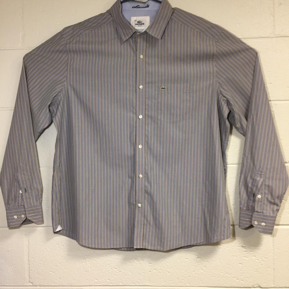 Lacoste Slim Fit Long Sleeve Button up horizontal